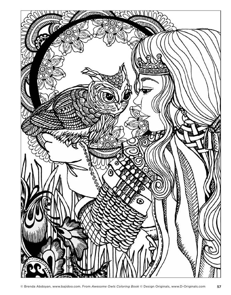 Awesome Coloring Pages For Adults
 511 best Animals to Color images on Pinterest