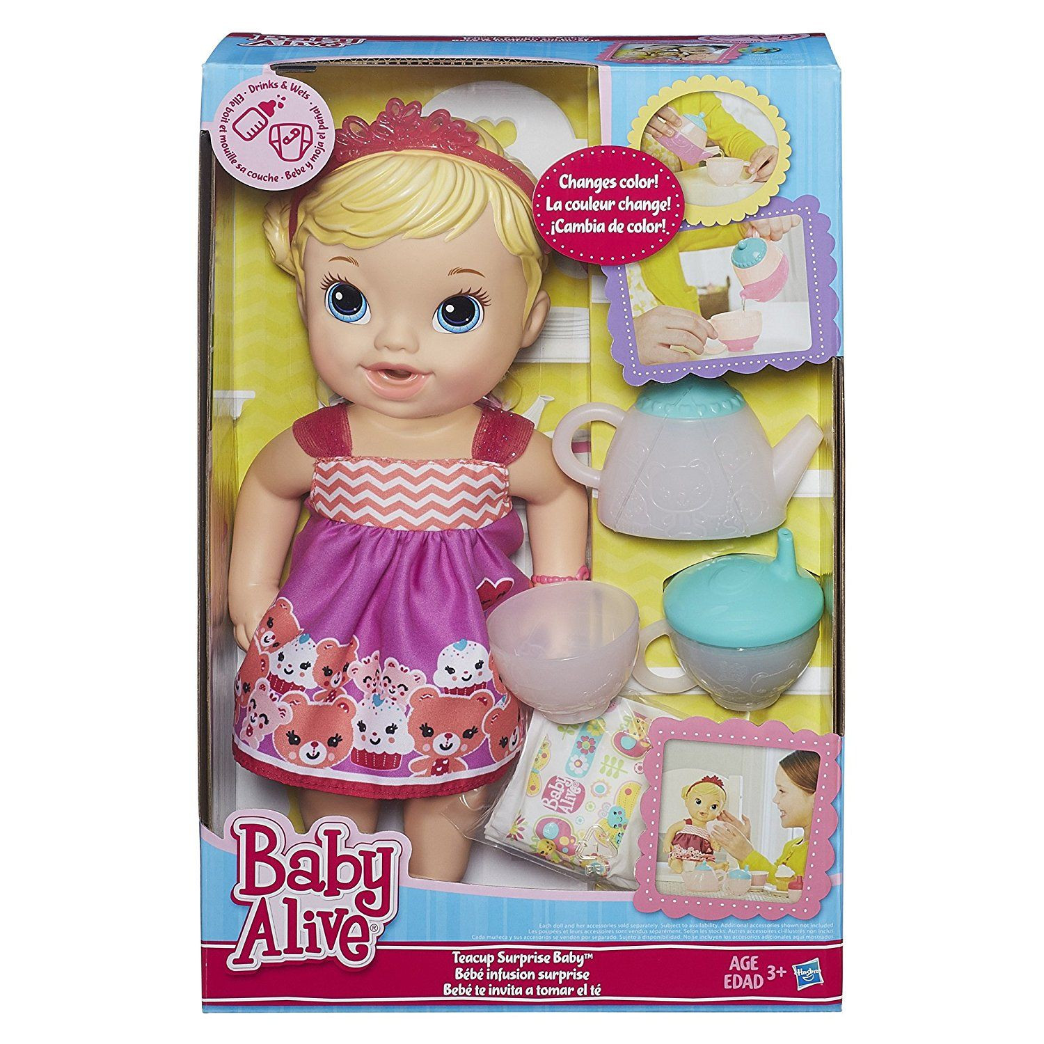 Baby Alive Tea Party Doll
 Baby Alive Lil Sips Baby Has a Tea Party Doll Blonde