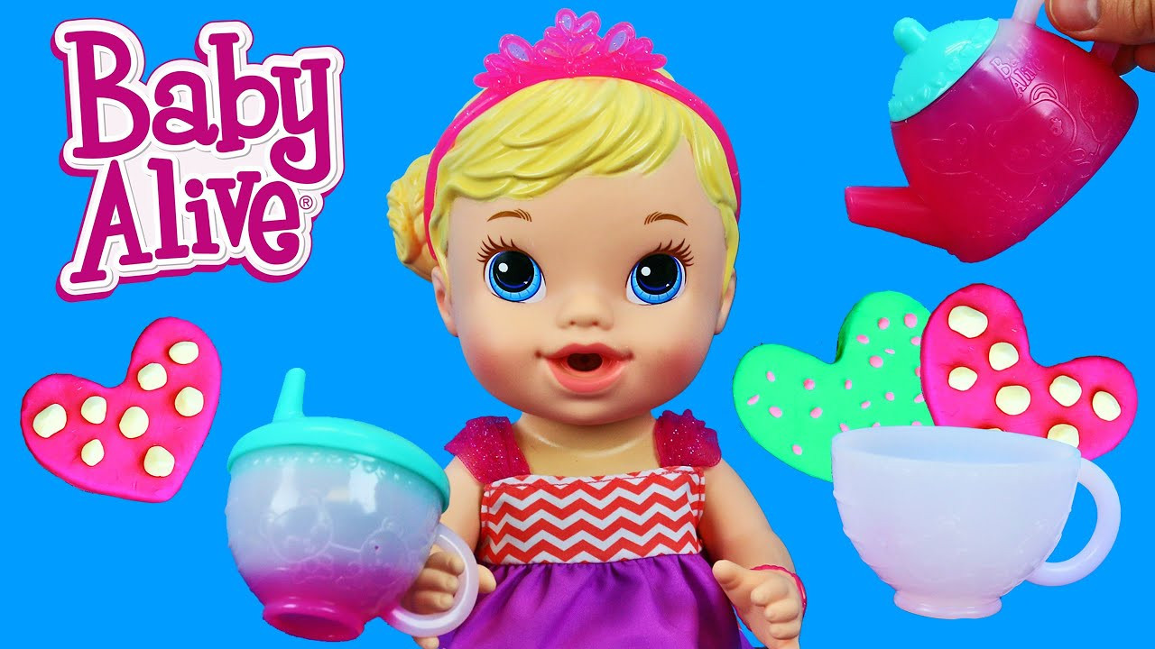 Baby Alive Tea Party Doll
 Baby Alive Teacup Surprise Baby Doll Has a Play Doh Tea