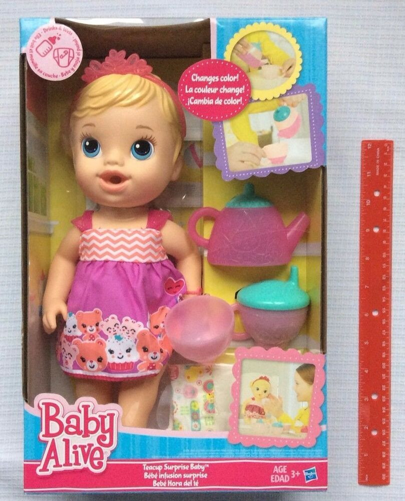 Baby Alive Tea Party Doll
 Baby Alive Teacup Surprise Doll Tea Party BLONDE Drinks