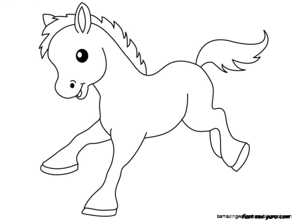 Baby Animal Coloring Page
 Baby Animal Drawings For Kids