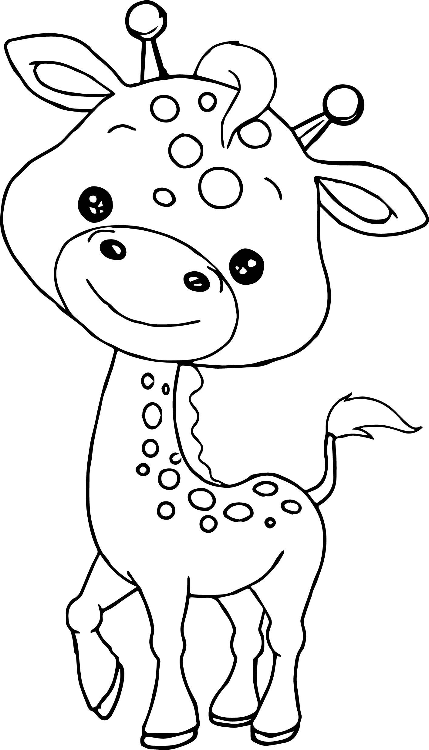 Baby Animal Coloring Page
 awesome Baby Jungle Free Animal Coloring Page