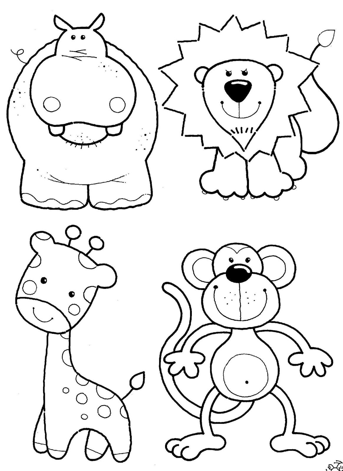 Baby Animal Coloring Sheets
 Coloring Ville