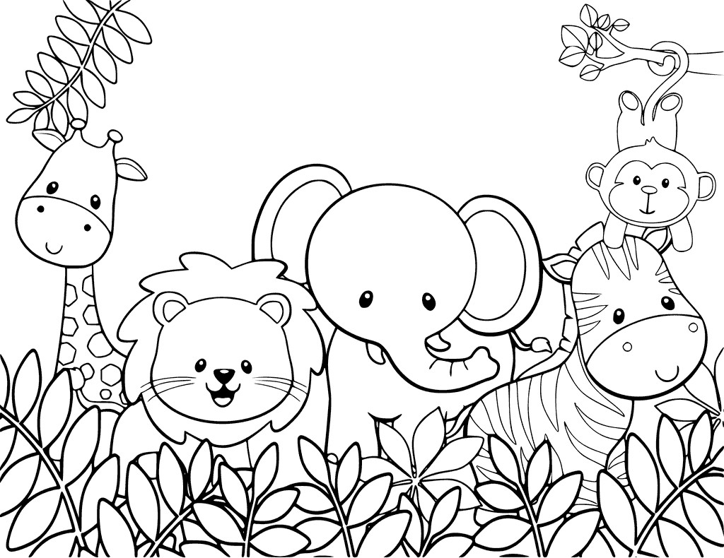 Baby Animals Coloring Book
 Cute And Latest Baby Coloring Pages