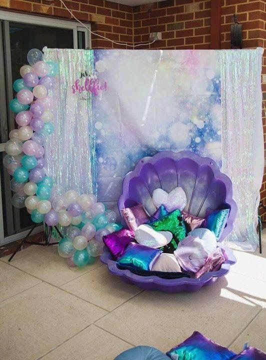 Baby Ariel Birthday Party
 Pin by Alexis Hazel on Girls 1st Birthday Party