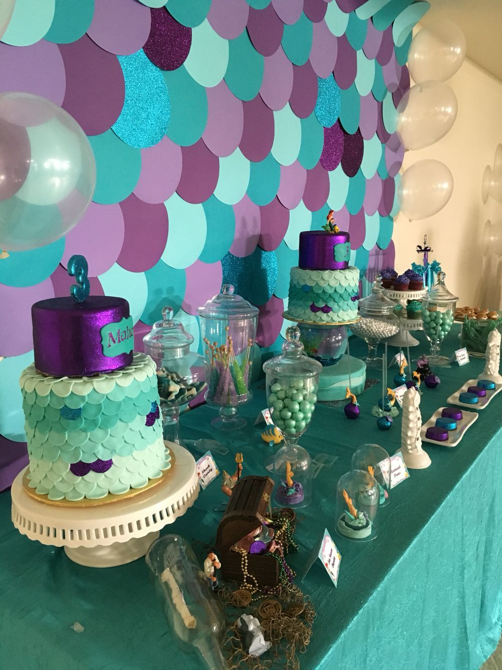 Baby Ariel Birthday Party
 Little Mermaid Party by Flo and Erica in 2019