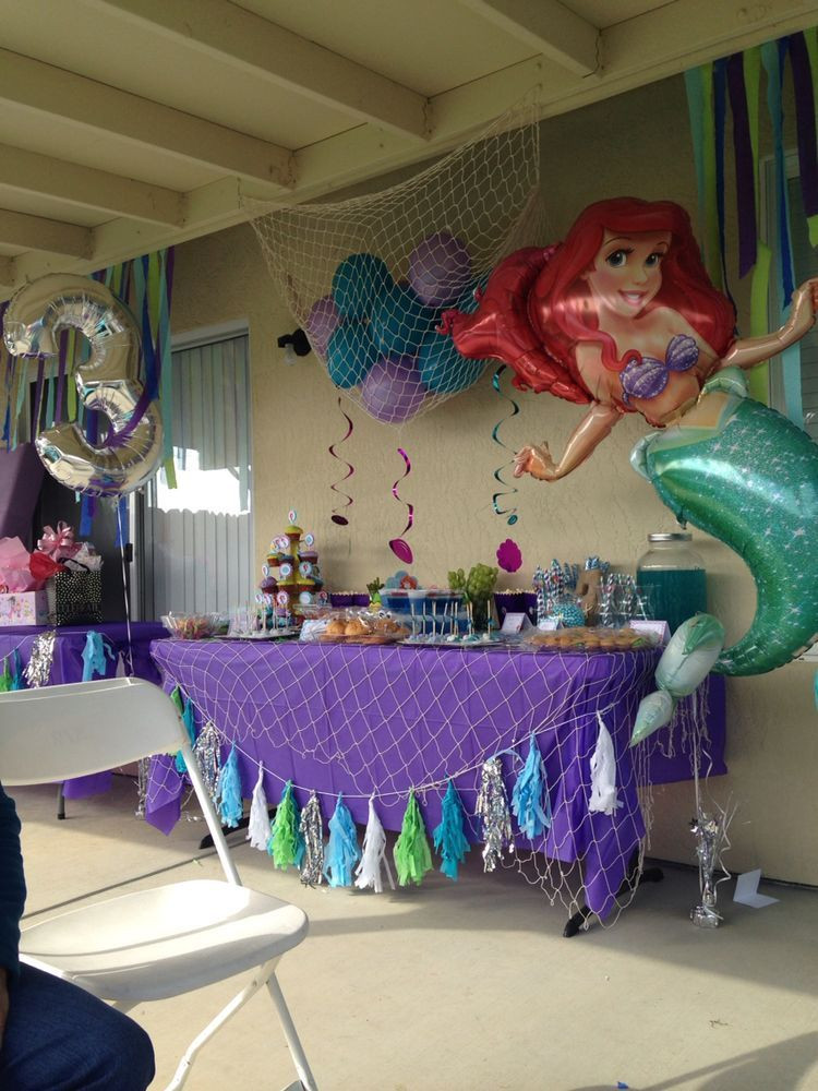 Baby Ariel Birthday Party
 Pin by Tania Mendoza on Ariel bday