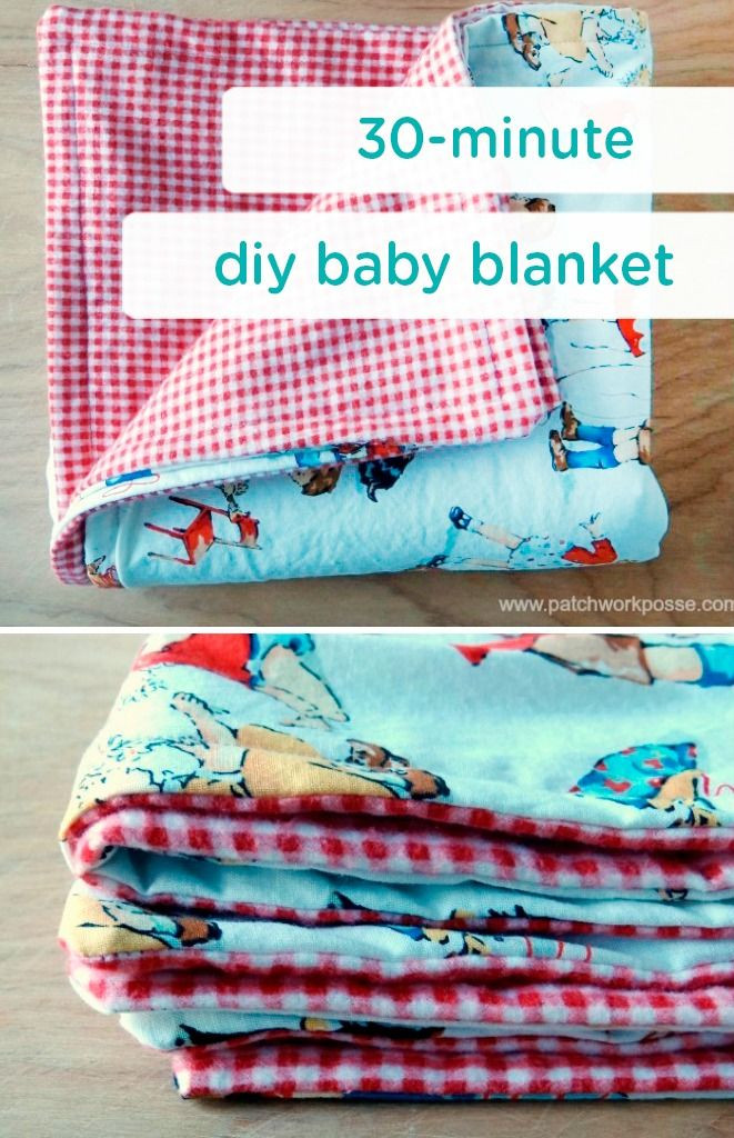 Baby Blankets DIY
 30 Minute Baby Blanket Tutorial