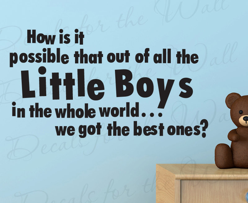 Baby Brother Quotes
 How Possible that Out All Little Boy Boy Room Kid Brothers