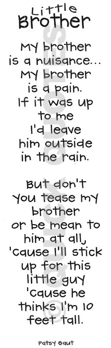 Baby Brother Quotes
 Cute Quotes About Baby Brothers QuotesGram