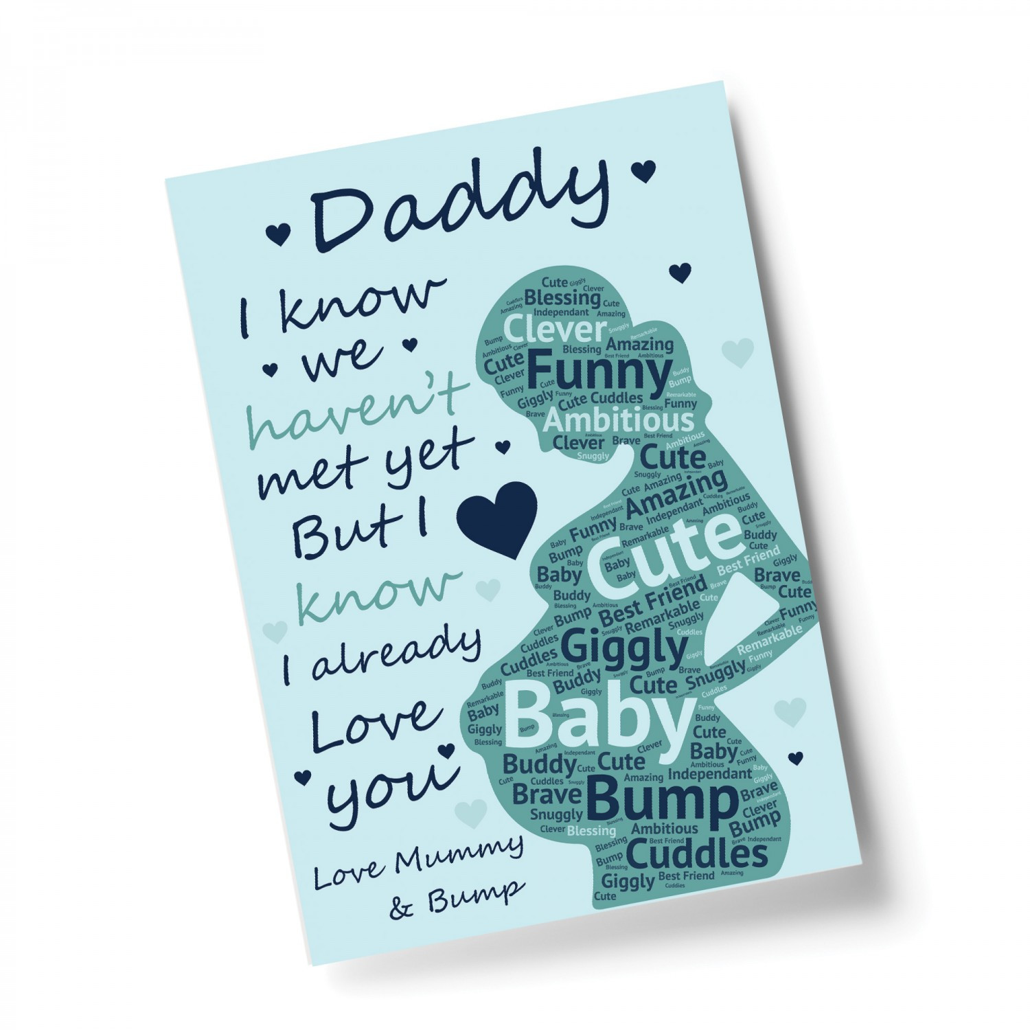 Baby Bump Gifts
 Daddy To Be Gift Fathers Day Gift From Bump Dad Baby