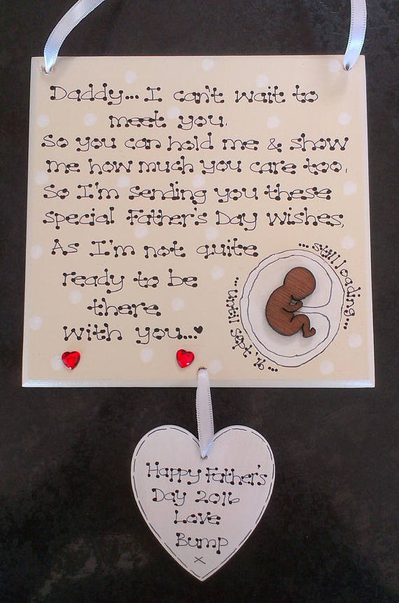 Baby Bump Gifts
 Personalised New Baby Daddy To Be Poem Pregnant Bump Fathers
