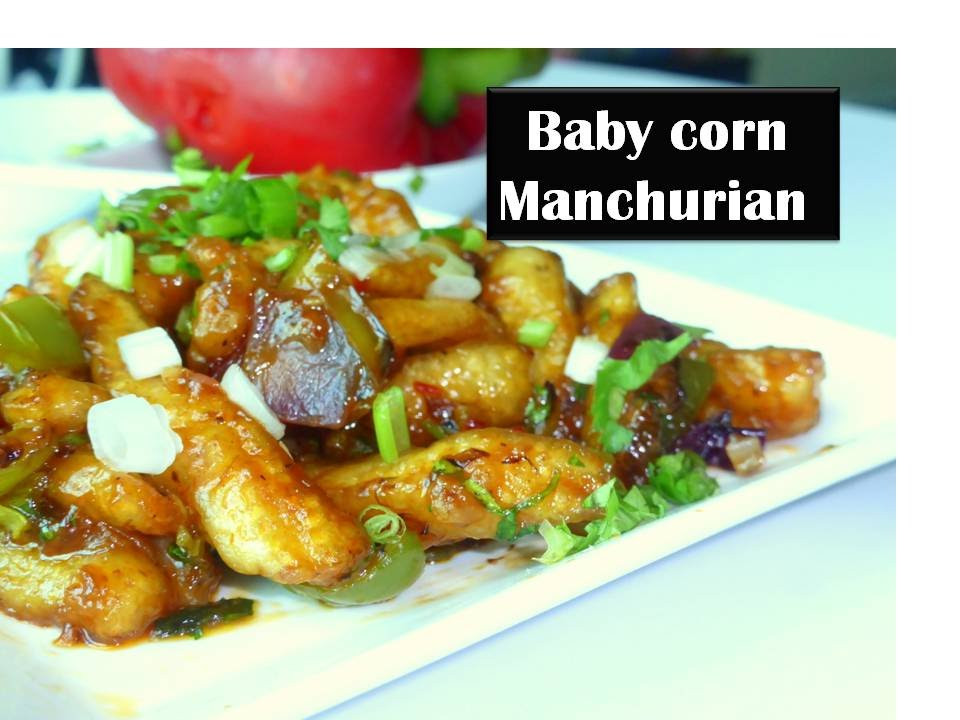 Baby Corn Manchurian
 Babycorn Manchurian dry secret Restuarant style to
