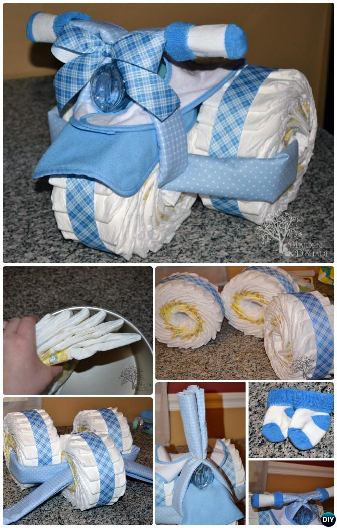 Baby Diaper Cake Diy
 Handmade Baby Shower Gift Ideas [Picture Instructions]