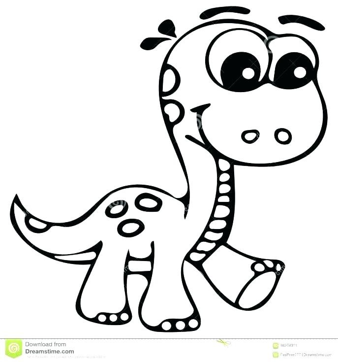 Baby Dinosaur Coloring Page
 Cute Baby Dinosaur Coloring Pages at GetColorings
