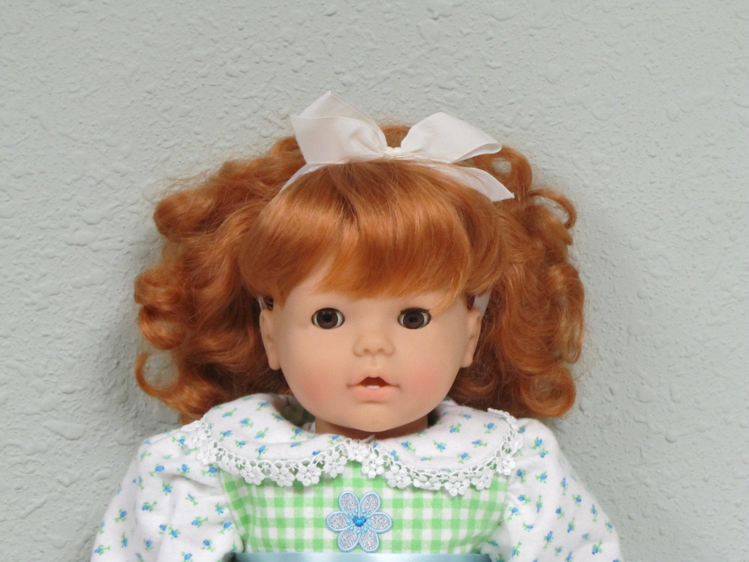 Baby Dolls With Red Hair
 Gotz Model doll vintage baby doll red curly hair soft body
