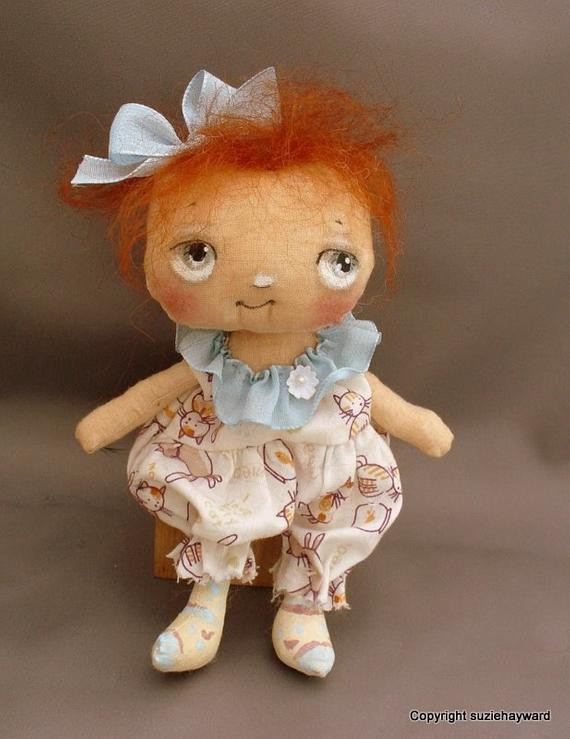 Baby Dolls With Red Hair
 Baby red haired cloth doll by suziehayward on Etsy