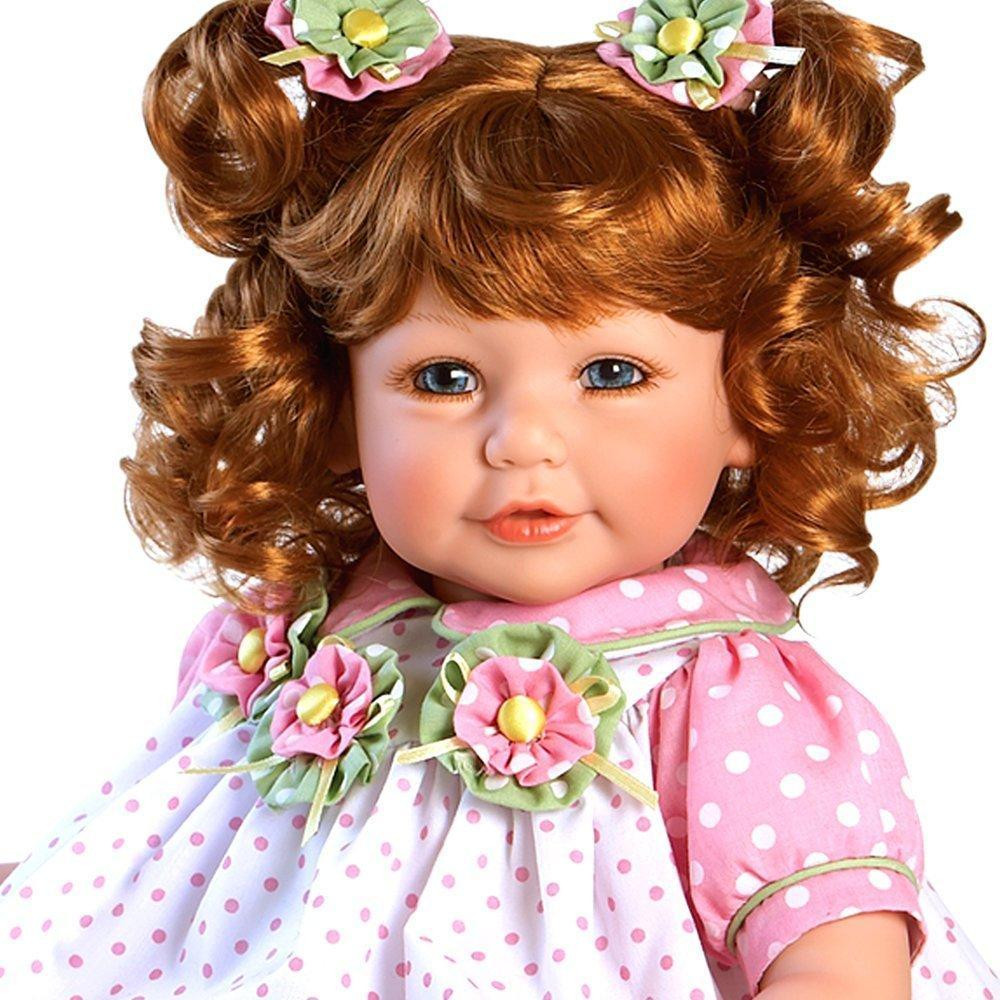 Baby Dolls With Red Hair
 “Tutti Fruity” Red Hair Girl Doll Realistic Toddler Doll Adora