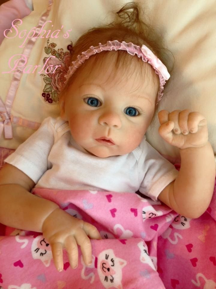 Baby Dolls With Red Hair
 NEW Reborn Beautiful Baby Girl 20" Doll Lt Brown Hair Harlow Laura Tuzio Ross