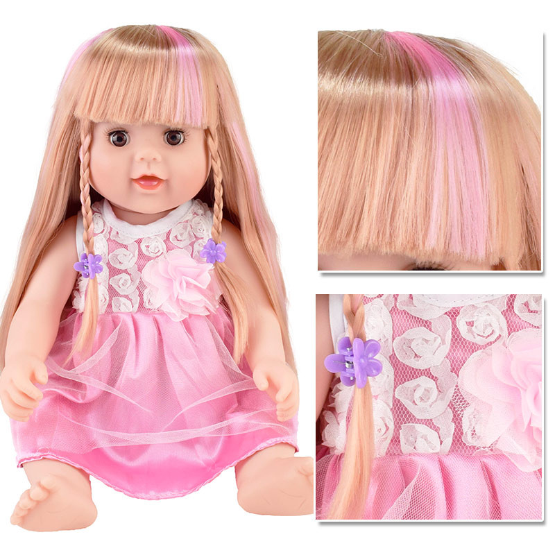 Baby Dolls With Red Hair
 pink hair dye real reborn doll blink 43cm vinly doll baby dolls dress toys lifelike ts
