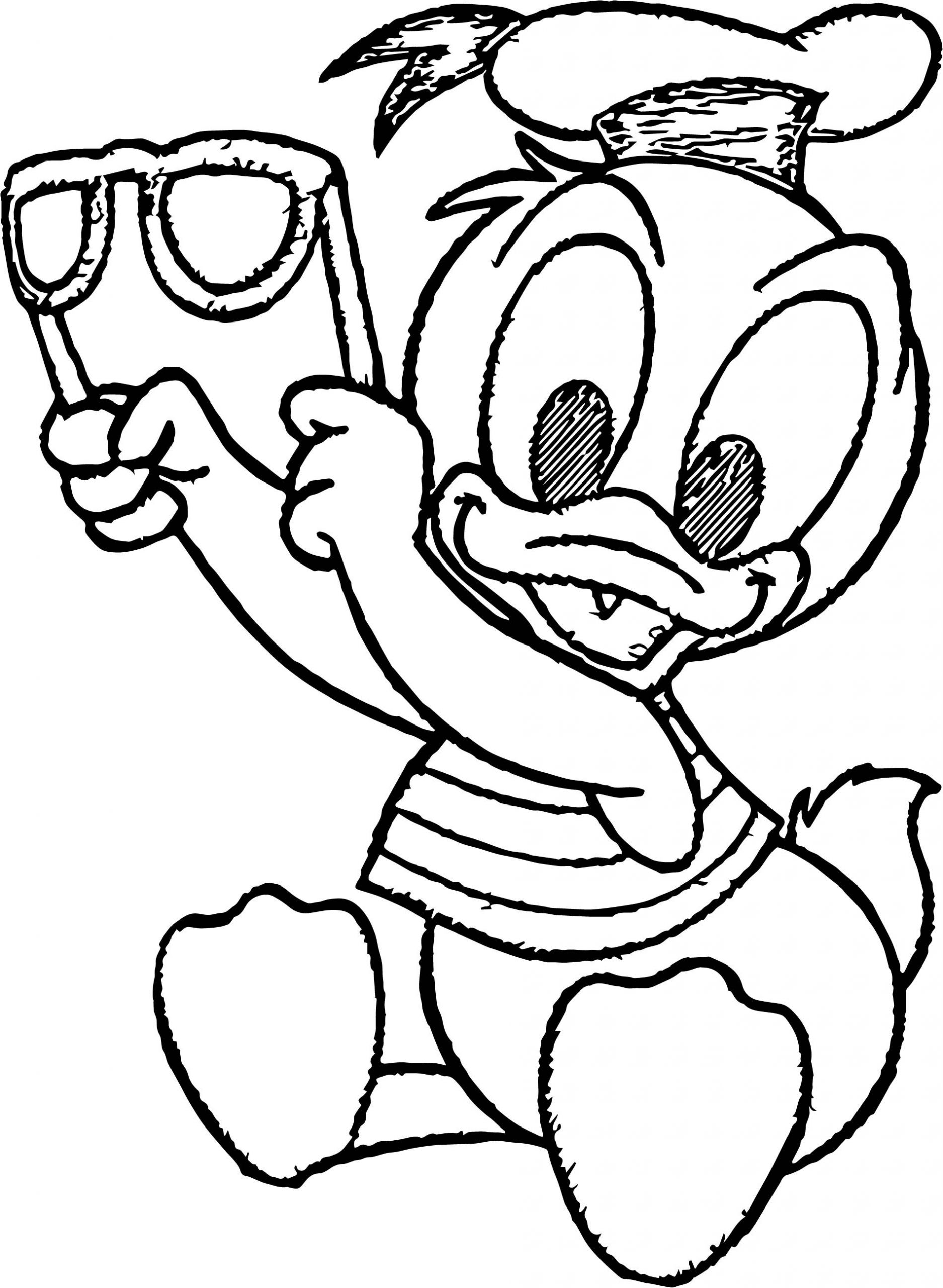 Baby Donald Duck Coloring Pages
 Baby Donald Duck Coloring Page