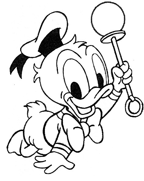 Baby Donald Duck Coloring Pages
 saludos jeannine a peticion de una lectora