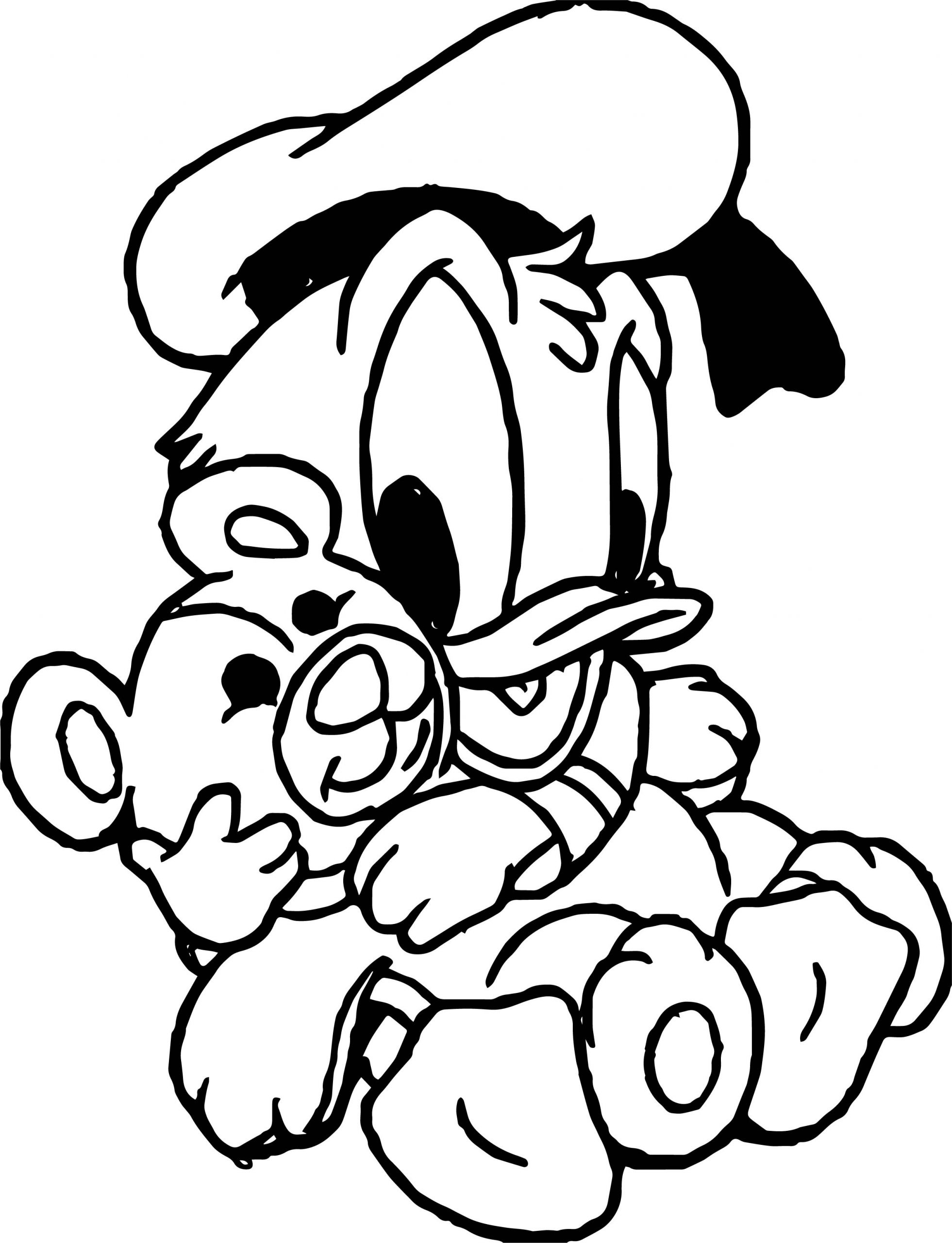 Baby Donald Duck Coloring Pages
 Baby Donald Donald Duck Coloring Page