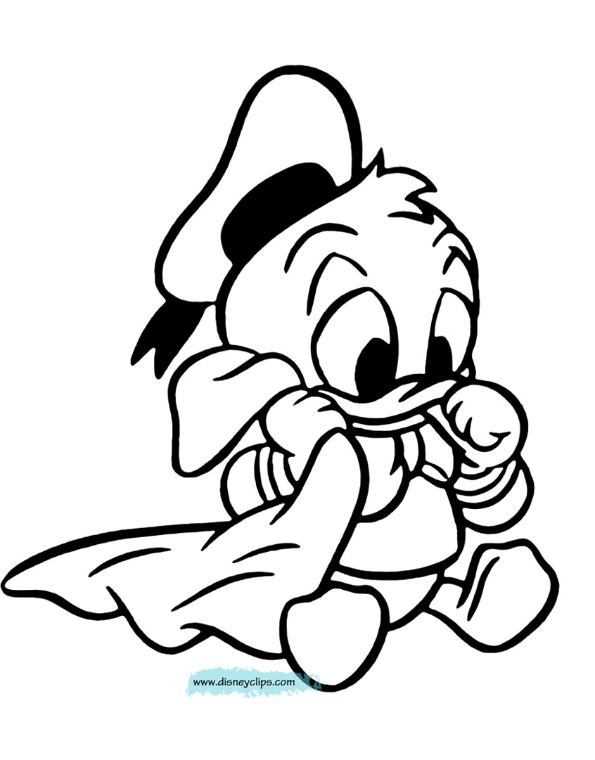 Baby Donald Duck Coloring Pages
 Baby donald