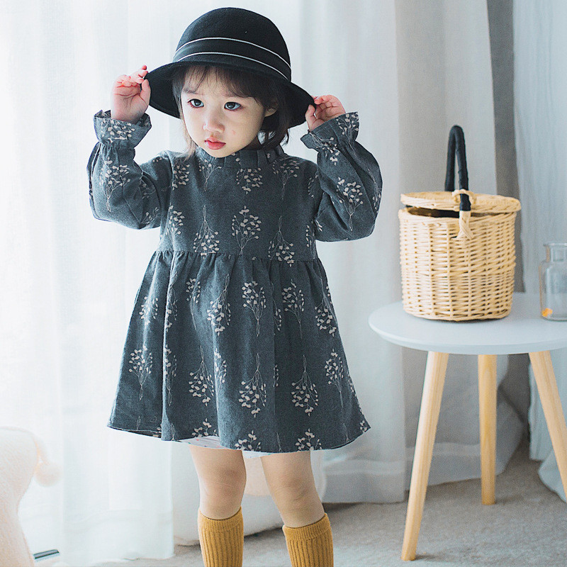Baby Fashion Clothes
 Baby Girl Dress 2018 Spring Fashion Children Clothing Long
