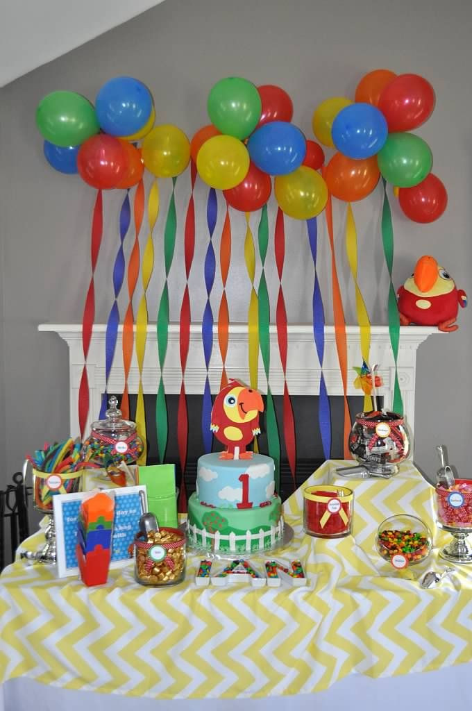 Baby First Tv Party Decorations
 17 Best images about VocabuLarry Birthday Ideas on