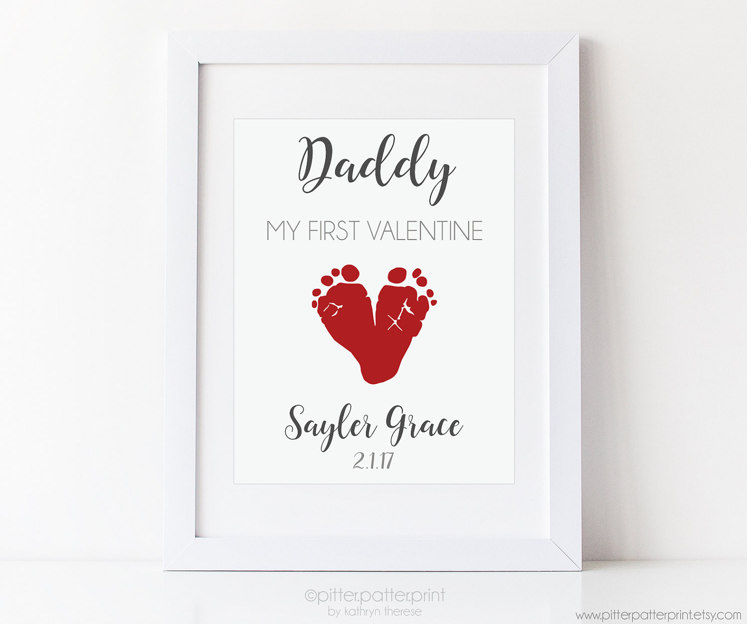 Baby First Valentine Day Gift
 First Valentine s Day Gift for New Dad Daddy Baby