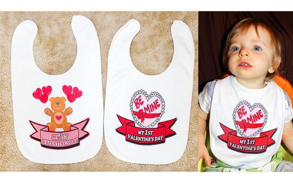 Baby First Valentine Day Gift
 Items similar to 1st Valentine s Day Holiday Baby Bib