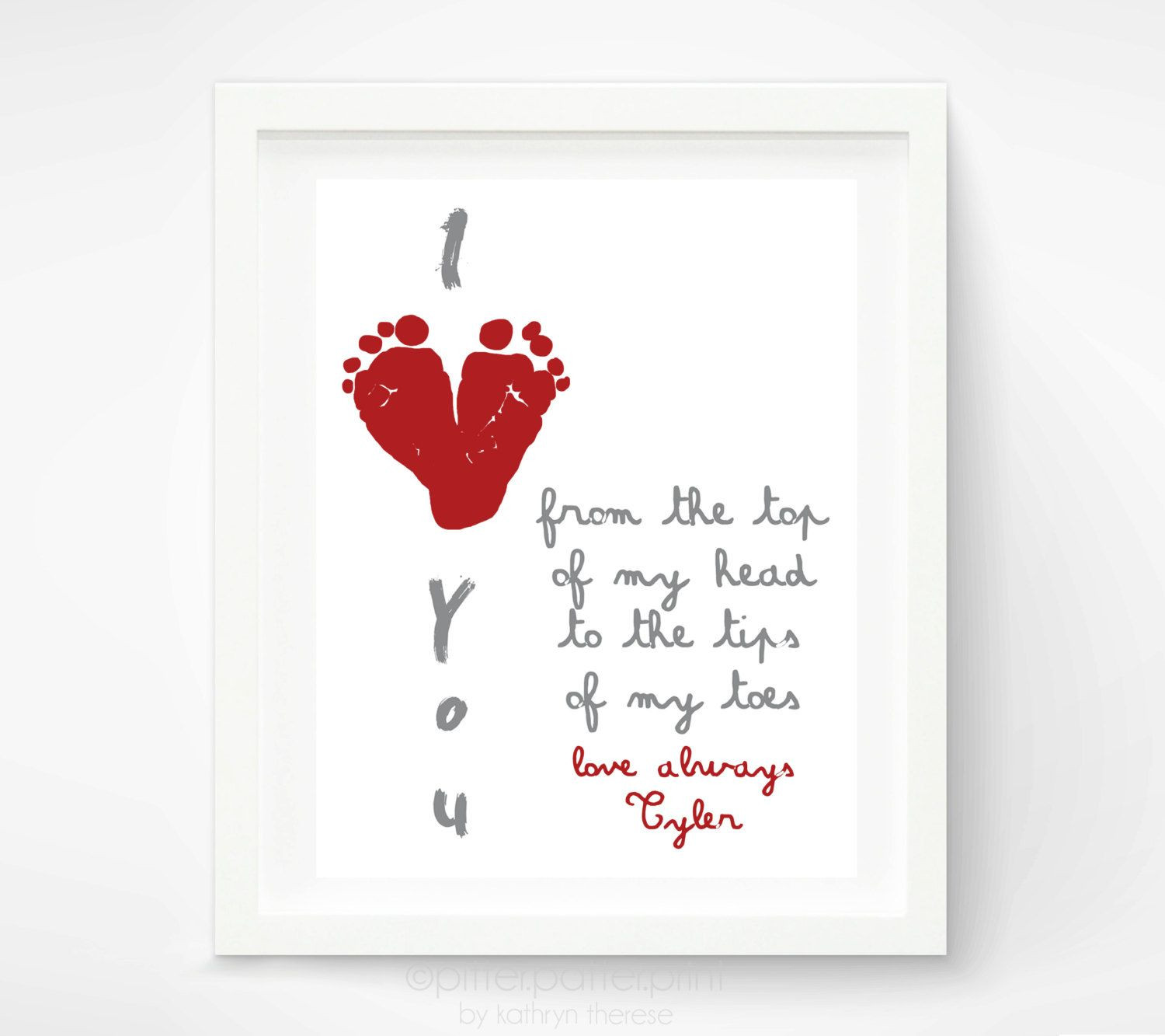 Baby First Valentine Day Gift
 Valentines Day Gift for New Dad from Baby s First