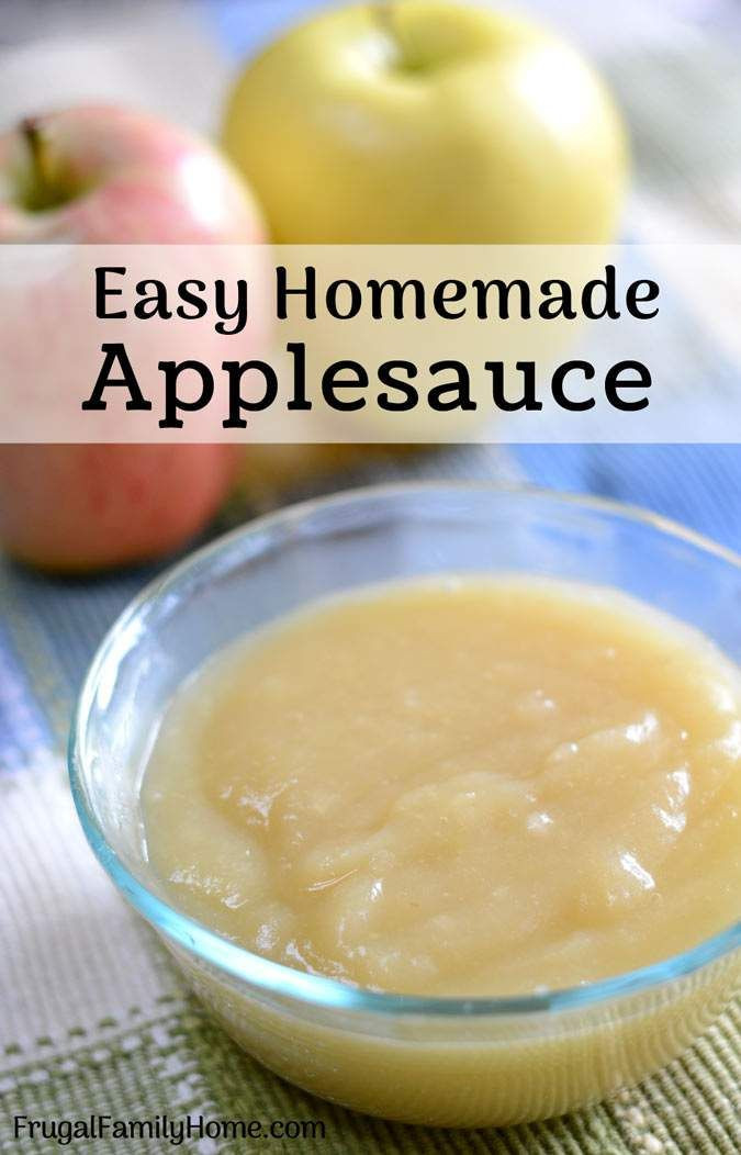 Baby Food Applesauce Recipe
 How to Make Homemade Applesauce Easy Recipe