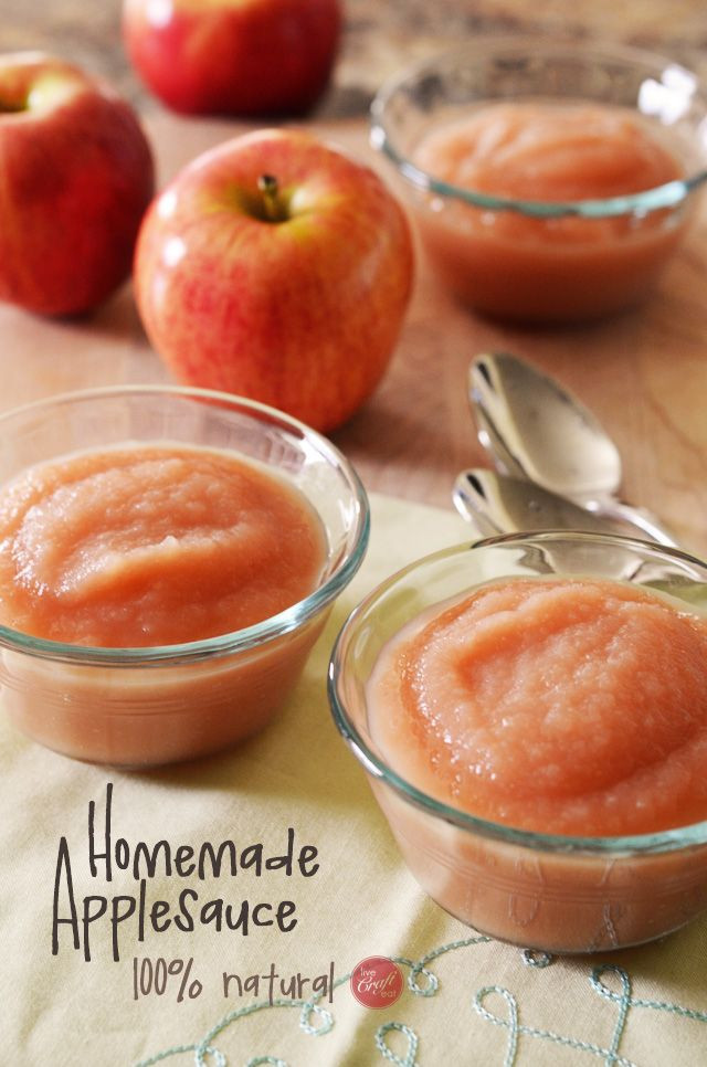 Baby Food Applesauce Recipe
 Homemade applesauce Recipe
