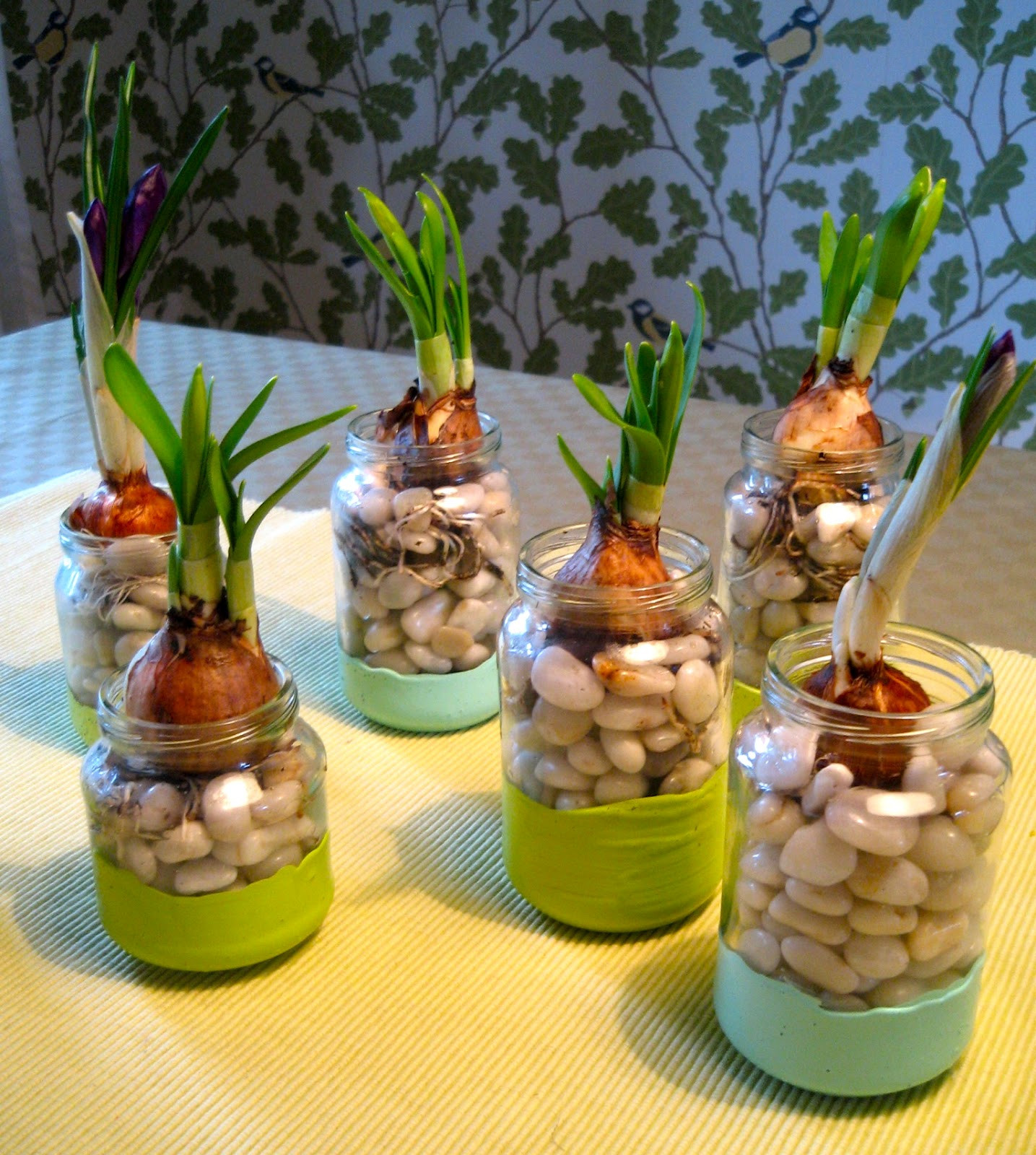 Baby Food Jar Craft
 Create oh la la DIY Baby food jar vases