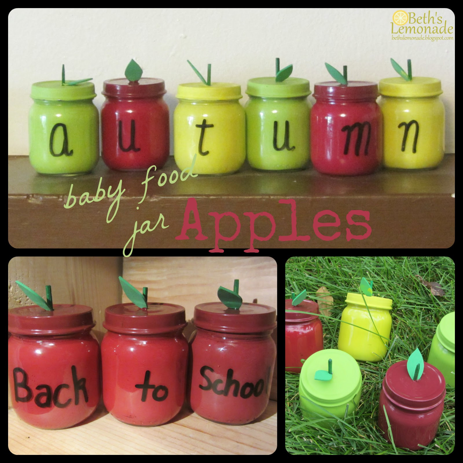 Baby Food Jar Craft
 Beth s Lemonade Baby Food Jar Week Apple Jars and The