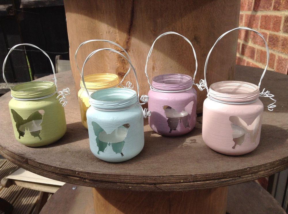 Baby Food Jar Craft
 How to Make Mini Lanterns Using Baby Food Jars