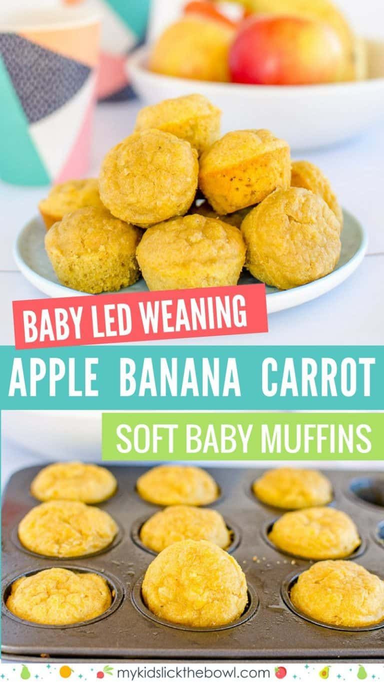 Baby Food Muffins Recipes
 Baby Led Weaning Muffins Apple Banana and Carrot
