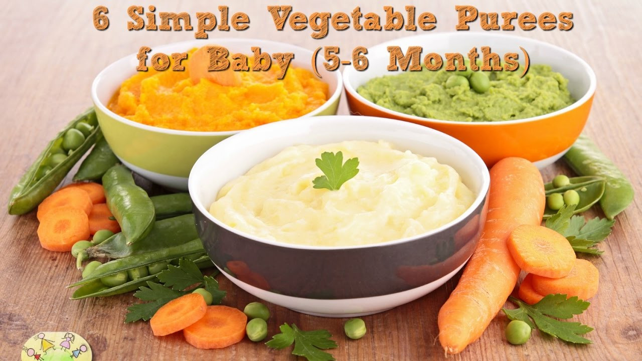 Baby Food Puree Recipes
 6 ve able puree for 5 6 months baby