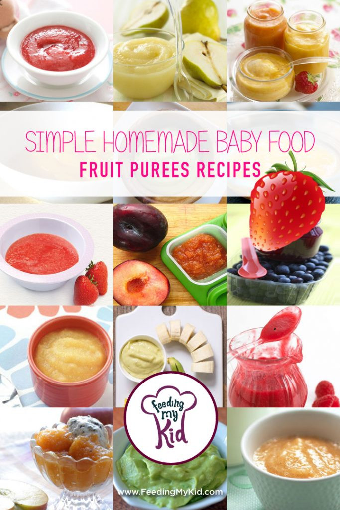 Baby Food Puree Recipes
 Simple Homemade Baby Food Fruit Purees Recipes