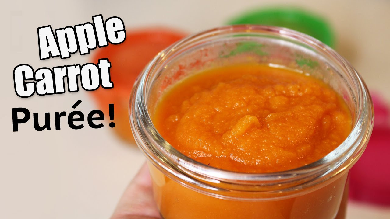 Baby Food Puree Recipes
 Homemade Baby Food Recipes Apple Carrot Puree
