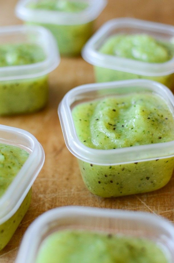 Baby Food Puree Recipes
 Kiwi Apple Zucchini Puree Recipe