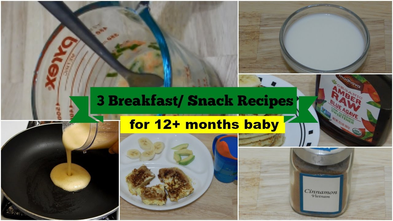 Baby Food Recipes 12 Months
 3 EASY HEALTHY BREAKFAST IDEAS Quick Egg Recipes for