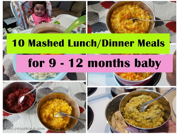 Baby Food Recipes 12 Months
 10 Mashed Meals for 9 12 months baby