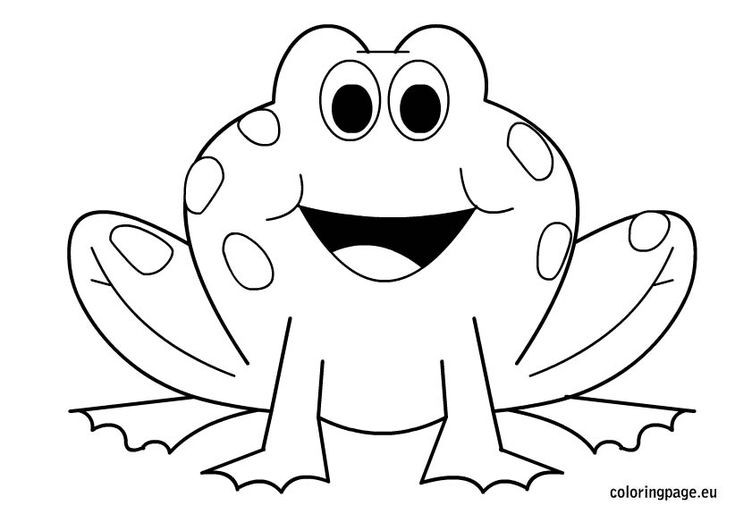 Baby Frog Coloring Pages
 Frog Coloring Page Art Pattern Nuttin But Preschool