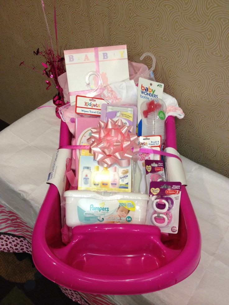 Baby Gifts Ideas Pinterest
 Baby shower t basket idea