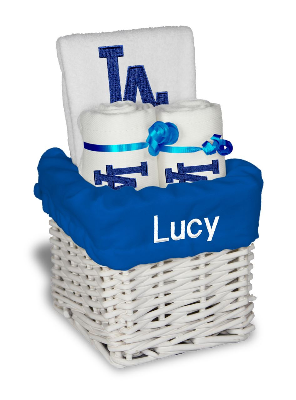 Baby Gifts Los Angeles
 Personalized Los Angeles Dodgers Small Gift Basket