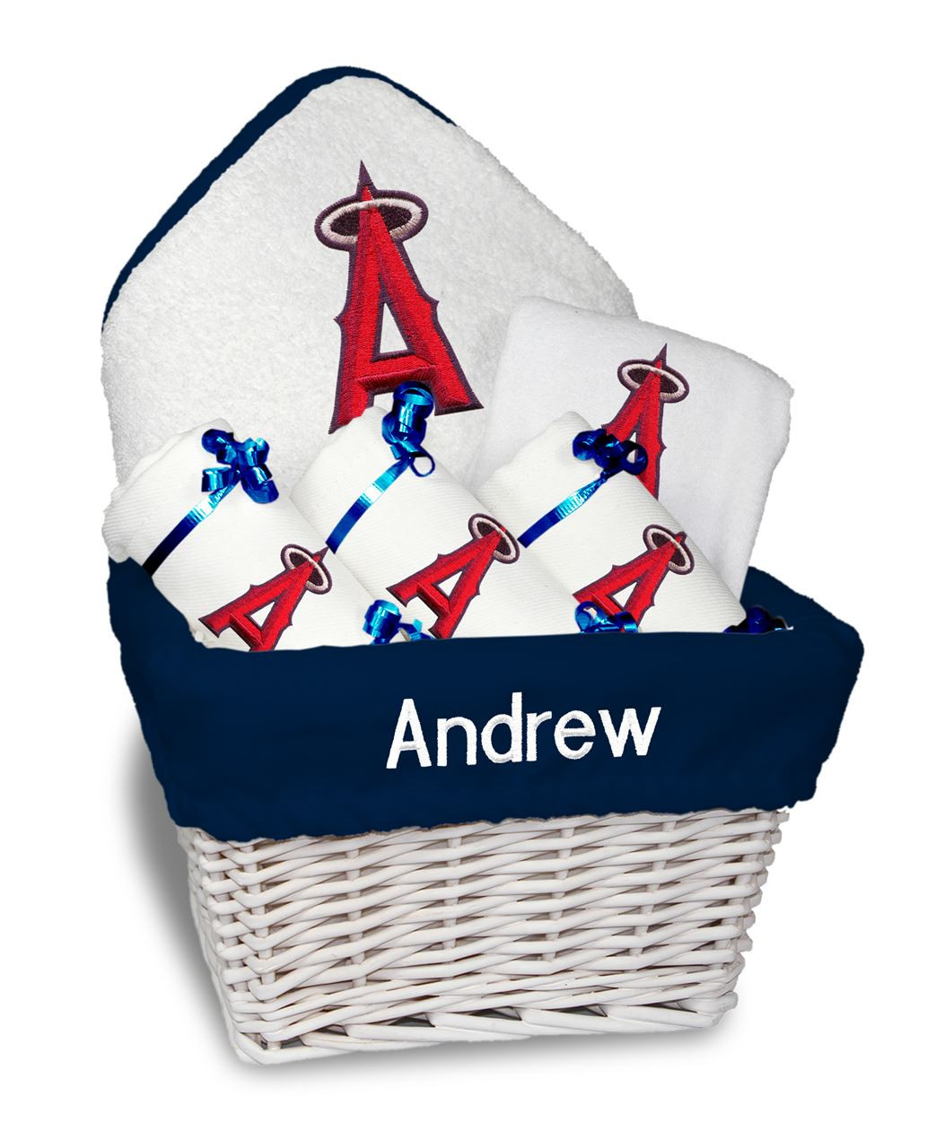 Baby Gifts Los Angeles
 Personalized Los Angeles Angels Medium Gift Basket