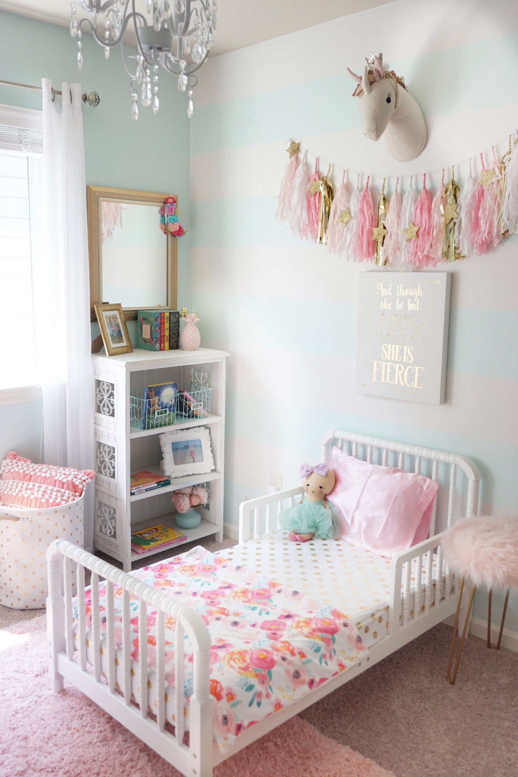 Baby Girl Bedroom Decoration
 Toddler Room Refresh